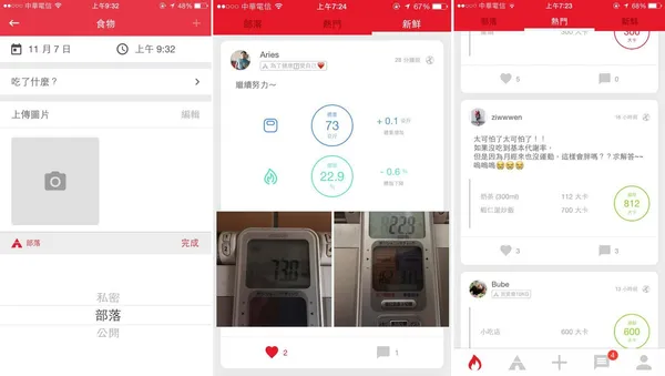 Fitribe食物紀錄與動態消息。.jpg