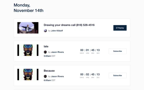 Kickstarter Live