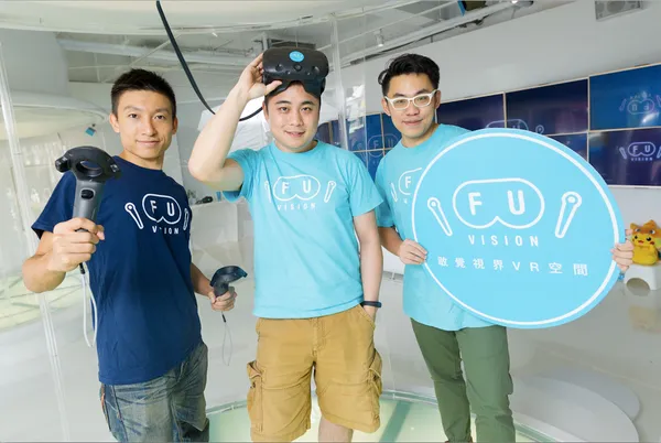 敢覺視界FuVision VR空間創辦人嚴孝頤、陳宏旦