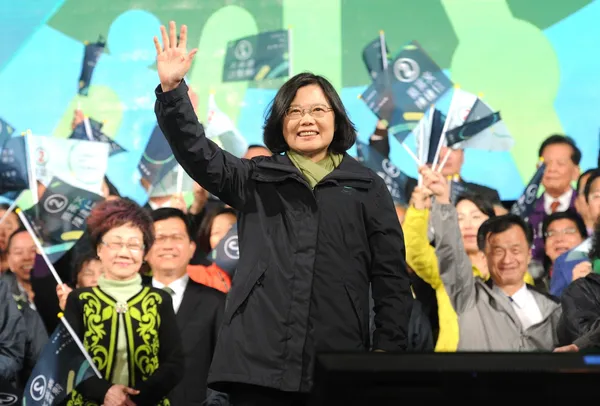 蔡英文當選台灣第一任女總統