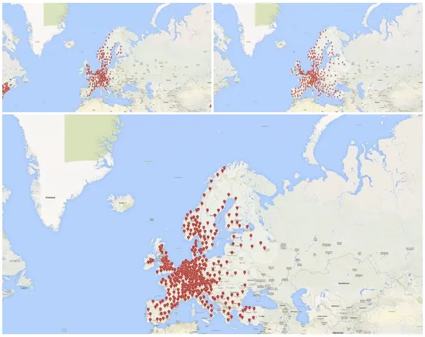 Tesla 2017 map