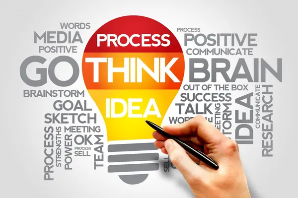 燈泡 think idea