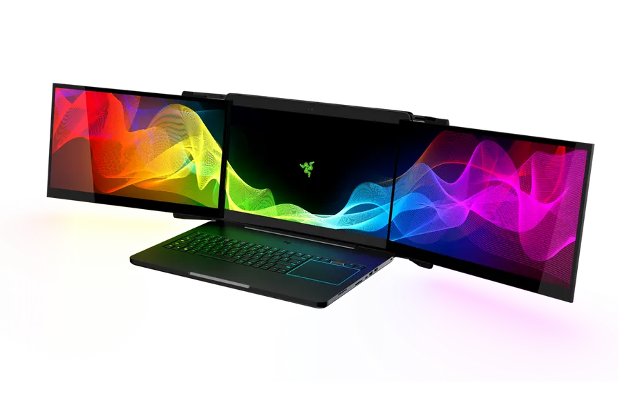 Razer推出配備三塊4K螢幕的筆電，CES 2017亮相