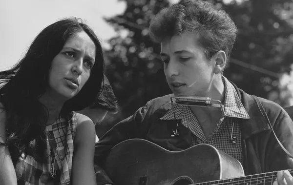 Bob Dylan and Joan Baez