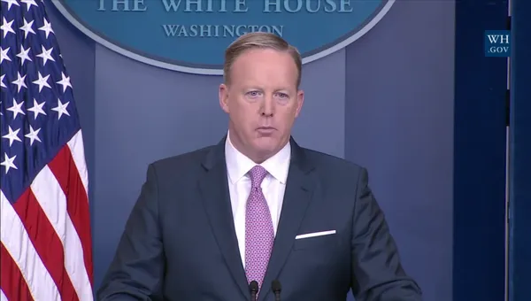 川普政府白宮發言人Sean Spicer
