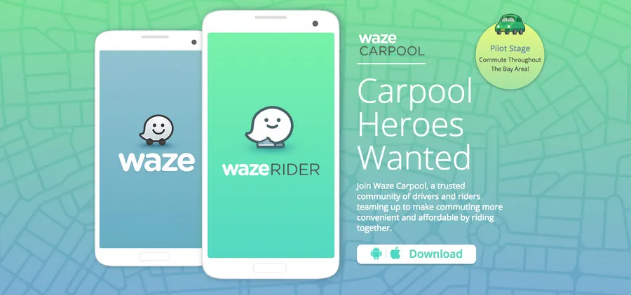 跟Uber打對台！Google旗下車輛共享服務Waze Carpool，將擴張至更多美國城市與拉丁美洲