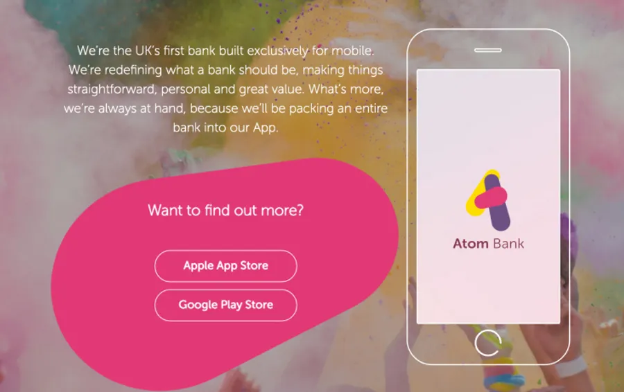英國手機銀行Atom Bank獲1.02億美元融資，估值達3.2億美元