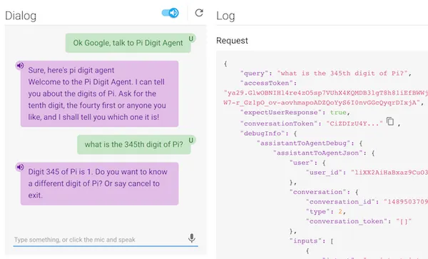 Google pi