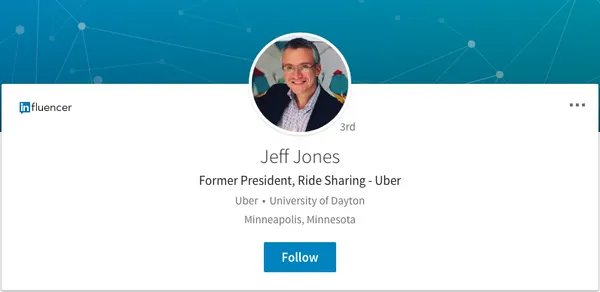 Uber前任總裁Jeff Jones