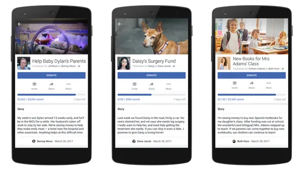 Facebook Donate
