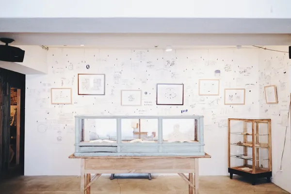 日本2017.04.04~04.16_CHALKBOY個展「INK BLUE」@手紙舎（照片來源：C