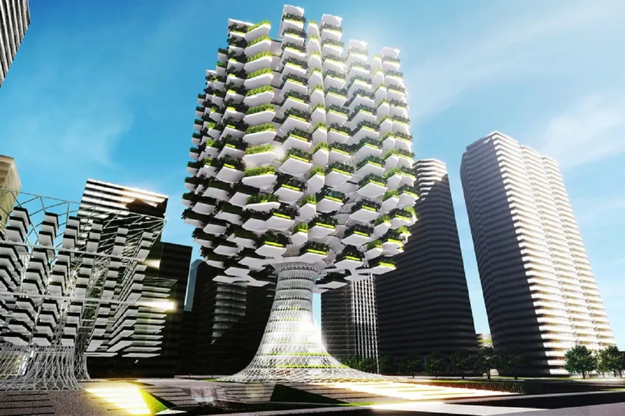 首爾新景點？綠化環境兼產食的南韓樹狀建築 The Urban Skyfarm