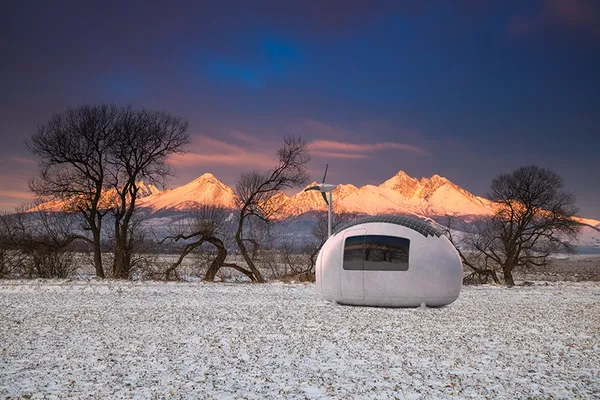 水電自備！真正自給自足的可移動小屋ecocapsule來了