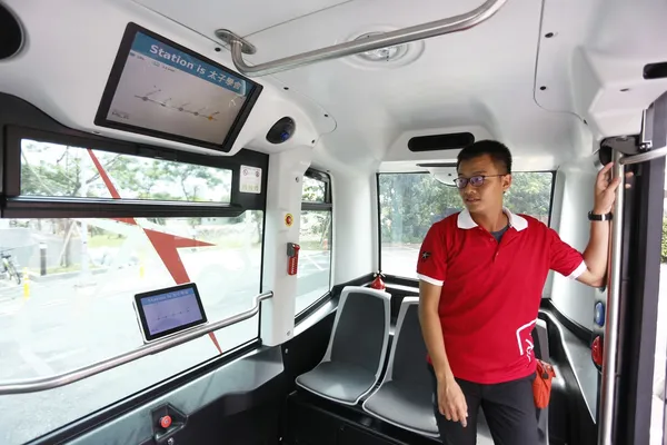 台大無人車試乘內部