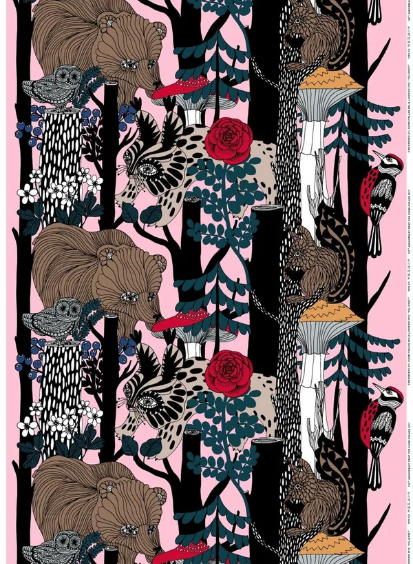 Marimekko Finland100 Veljekset 印花布_NT$20(1MM)-1.jp