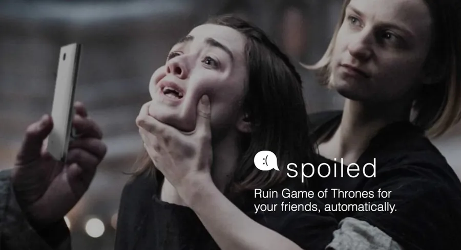 一秒摧毀仇人的追劇興致！「Spoiled」讓你匿名傳送《權力遊戲》第七季爆雷訊息