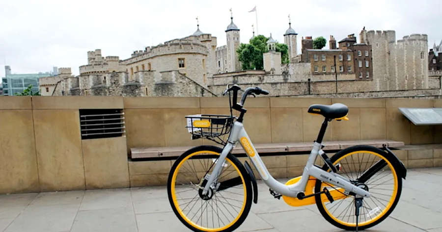 oBike在倫敦剛推出不過五天，就被要求暫時撤回
