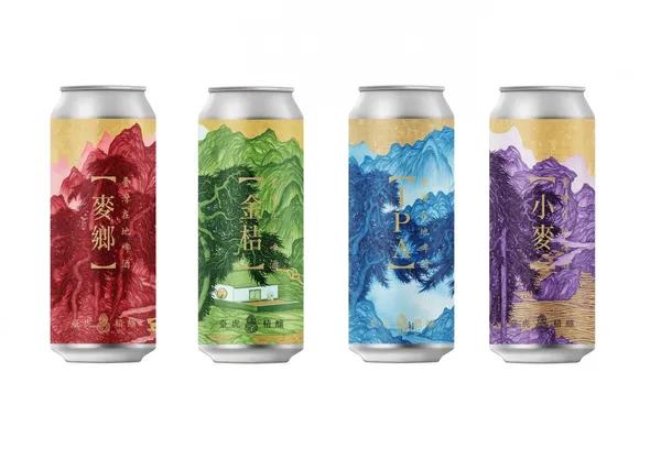 山水畫裡喝精釀！臺虎首發罐裝系列，藝術家姚瑞中操刀酒標設計