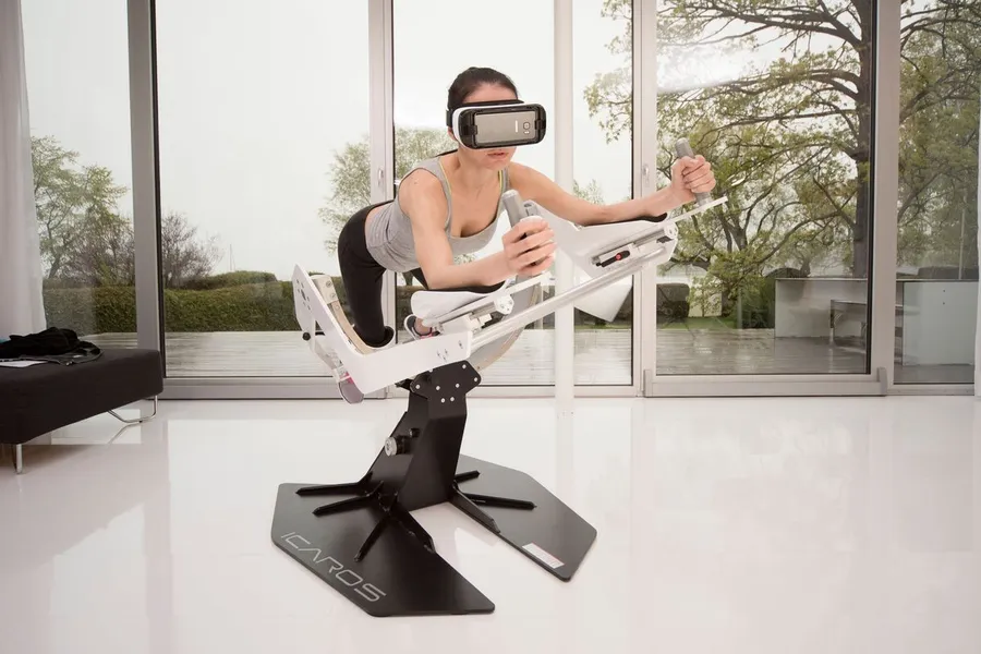 飛越空中鍛鍊肌肉！結合 VR 的運動器材 ICAROS