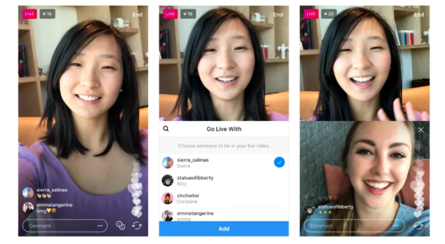 Instagram推多人直播功能，讓你直播再也不必自言自語！