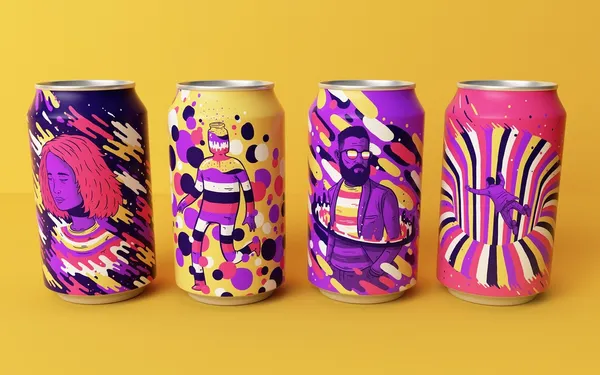 會動的包裝？「Resonance」帶你進入氣泡飲料的魔法
