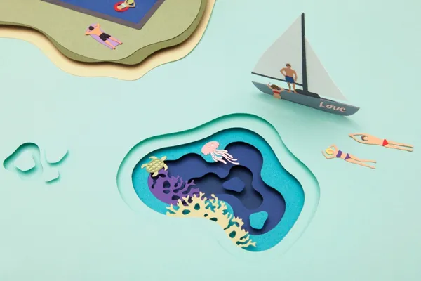 紙上再現普吉島風情！羅馬創意工作室的精巧紙藝