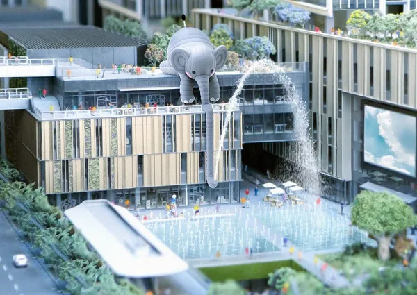 黃色小鴨之後，荷蘭藝術家霍夫曼新作「Bubblecoat Elephant」9月將在深圳展出