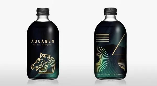 金馬54主視覺躍上瓶身，AQUAGEN推出金馬限定款氣泡水