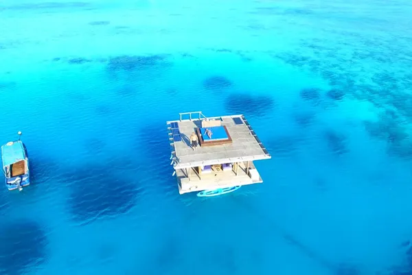 underwater room.
