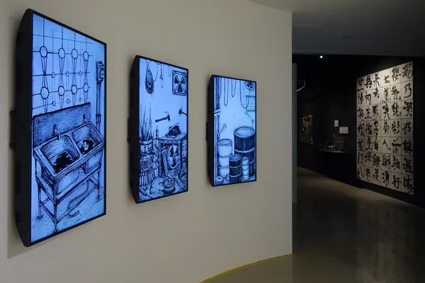 藝術銀行「FUN YOUNG遊戲」展覽-實驗空間展場一隅.JPG