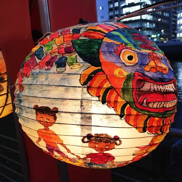 台南手繪燈籠在大阪光之饗宴