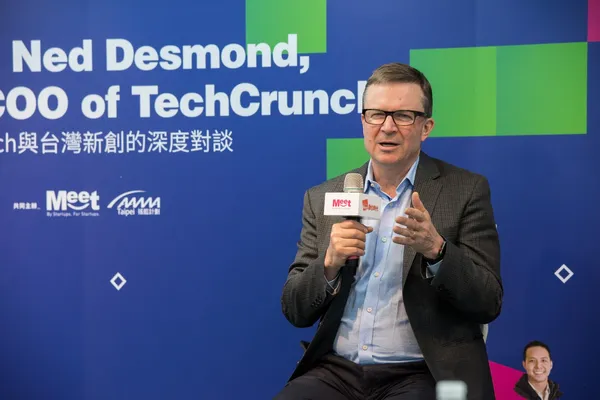 [創業小聚主題場] TechCrunch 營運長Ned Desmond首度來台與新創對話 分享新創奧斯卡盛會TechCrunch Disrupt的洞察 