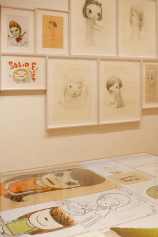 奈良美智30年回顧展_東京_drawings_09.jpg