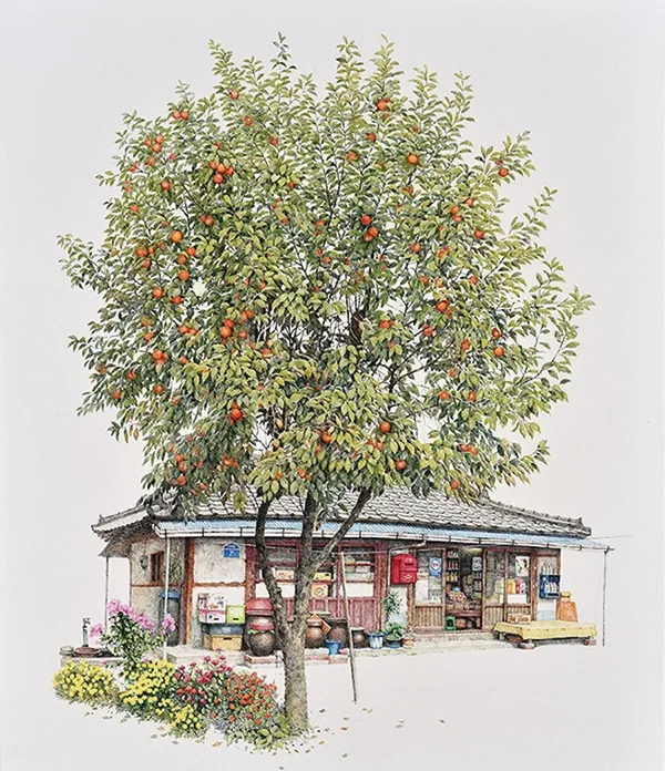 me-kyeoung-lee-south-korean-convenience-store-draw