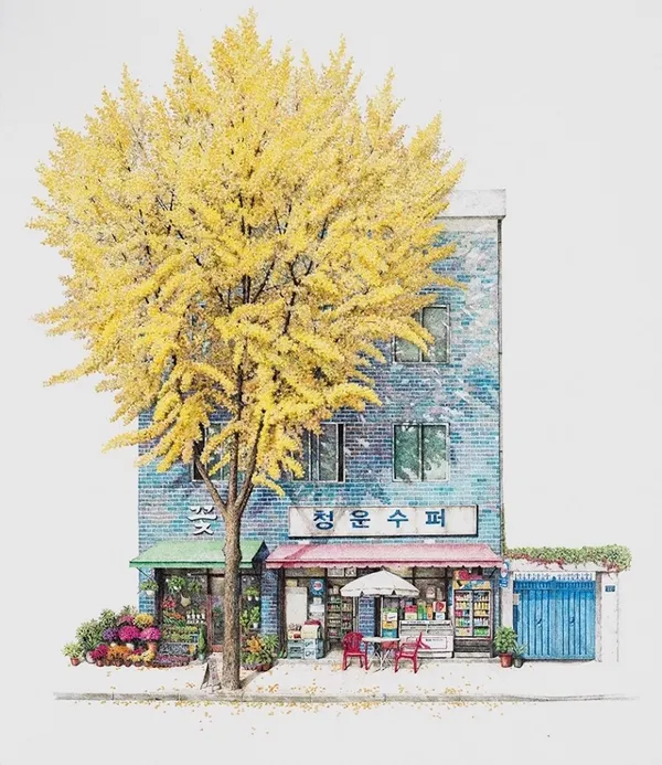 me-kyeoung-lee-south-korean-convenience-store-draw