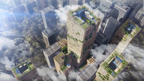 挑戰世界最高木建築！日本建商要在東京丸之內蓋70層樓高木造摩天大樓