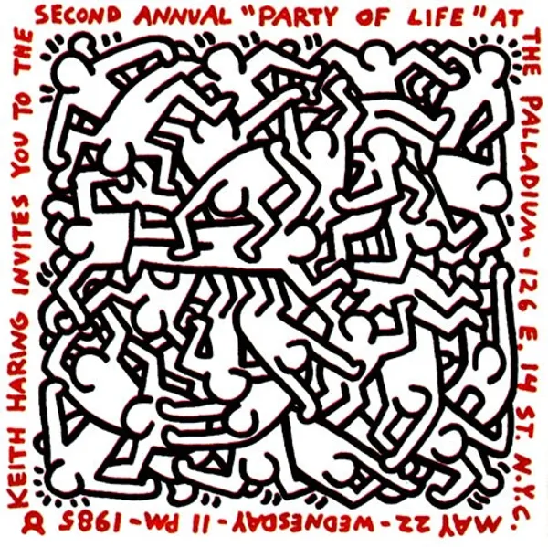 凱斯哈林_Keith Haring_partyoflife.jpg