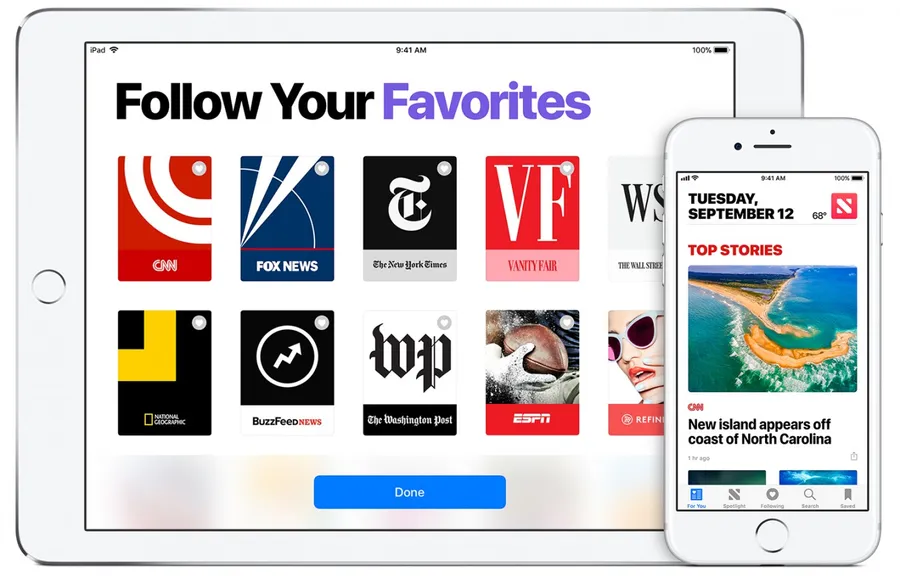 找上國際三大報談判，蘋果強化Apple News為「串流訂閱包」準備