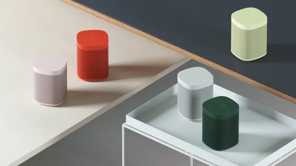 為極簡風格配上新色彩！丹麥家居 HAY 聯手音響品牌 SONOS，推出限量版 Sonos One 無線音箱