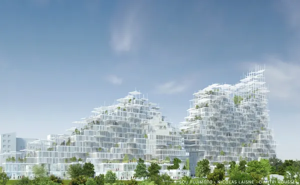 藤本壯介在內 4 個建築工作室聯手打造！木建築「垂直村莊」，肩負振興巴黎郊區的任務