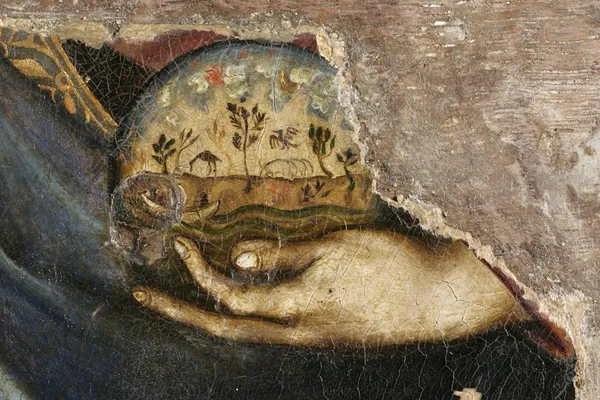 Globe detail from Westminster Retable Westminster
