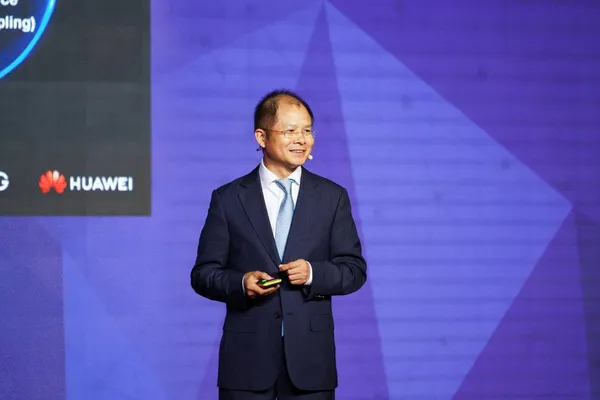 Huawei Rotating Chairman Eric Xu on GSMA shanghai.