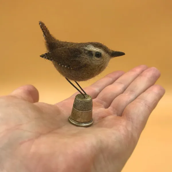 Simon Brown_羊毛氈_舊毛刷_野生動物.jpg