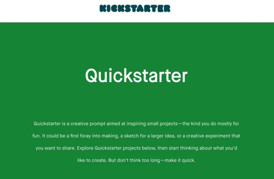 不投廣告、不做公關，佛系群眾集資「Quickstarter」是什麼新作法？