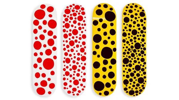 繼奈良美智滑板，日本 MoMA Design Store 再聯手草間彌生推出限量藝術滑板
