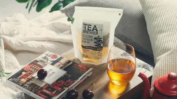 比茶包更厲害！丹麥The Brewer Company研發雙層沖煮袋，沖出米其林等級花茶只要3步驟