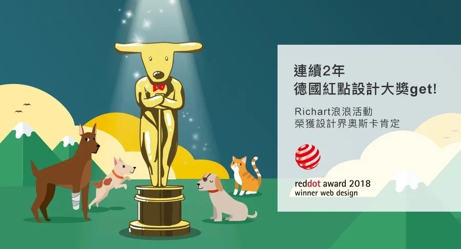 台新Richart數位銀行 號召年輕人關懷浪浪 再奪德國紅點設計大獎