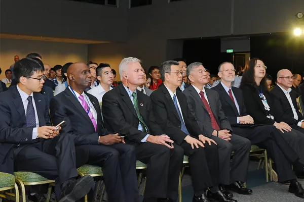 陳建仁副總統、行政院政務委員唐鳳、經濟部沈榮津部長一同出席 GEC+Taipei全球創業大會開幕活動