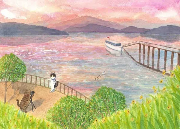 華山-YuanChi-作品_貓貓日月潭.jpg