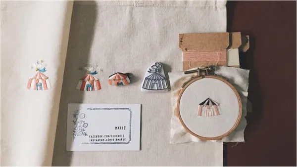 手作的獨特溫度：台灣刺繡家繡出日常物件的可愛巧思！